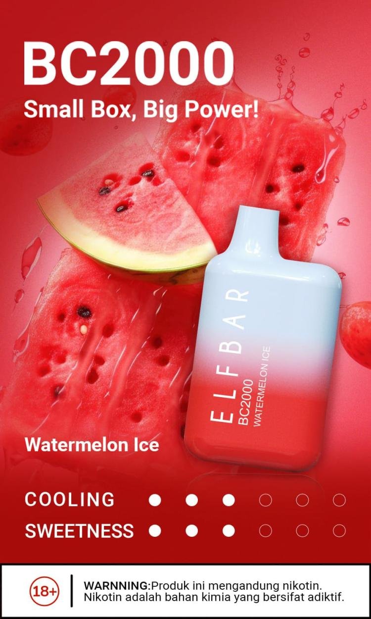 ELFBAR BC 2000 WATERMELON ICE