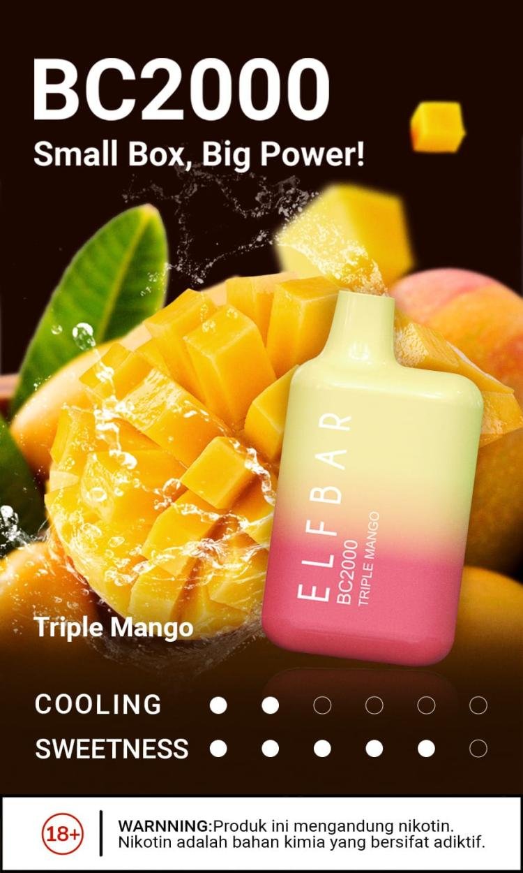 ELFBAR BC 2000 TRIPLE MANGO
